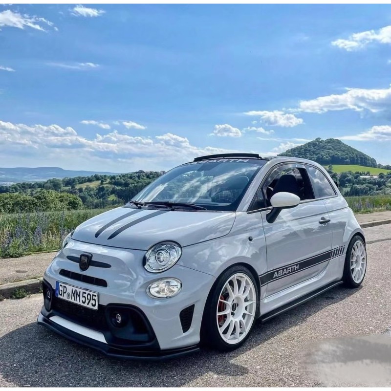 ABARTH阿巴斯595车身侧裙贴纸菲亚特阿巴斯500 695MINI机盖拉花贴
