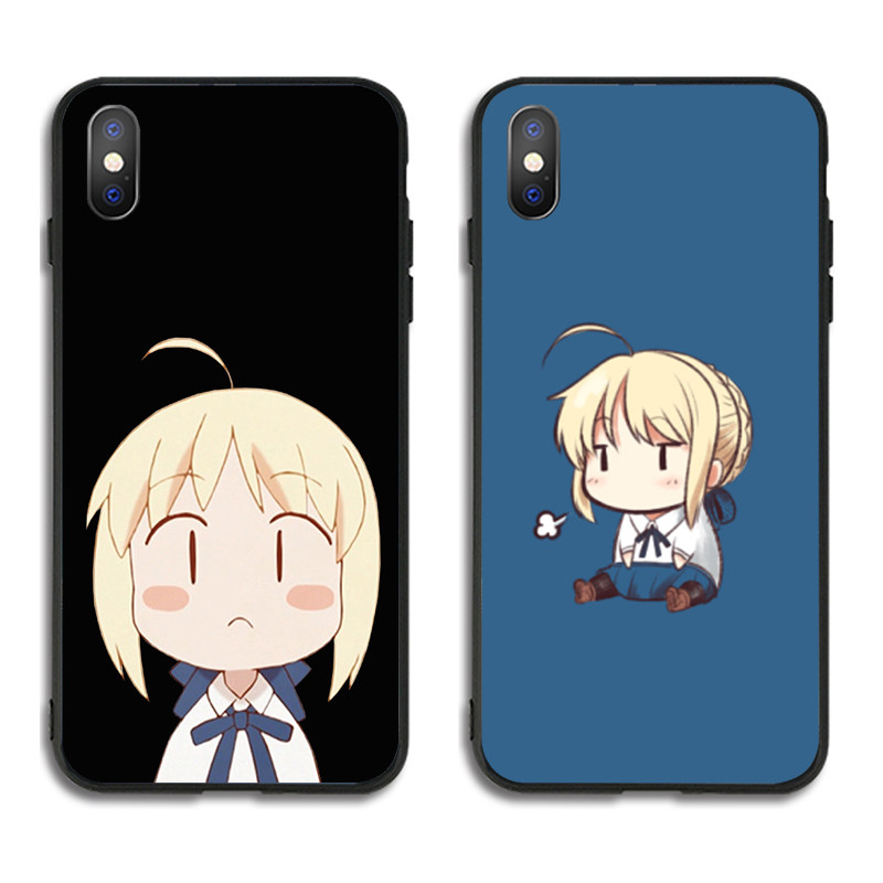 Fgo 吾王fgo贞德saber呆毛王手机壳适用iphone11pro Xsmaxse华为nova7 图片价格品牌报价 原仓数据