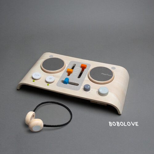 plantoys木制玩具dj音控台