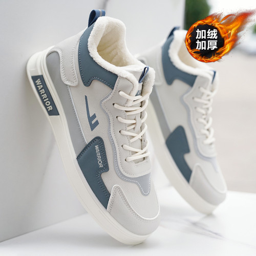 回力男鞋冬季高帮加绒棉鞋男2025新款运动鞋男款加厚保暖休闲板鞋