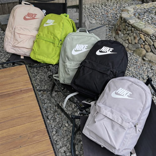 nike耐克荧光绿双肩背包运动休闲