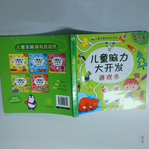 现货包邮 儿童脑力大开发游戏书5 6岁 9787557558840 吉林美术出版社 陈安丽