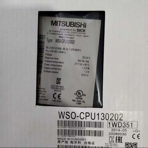 议价MITSUBISHI安全控制模块WSO-CPU13WS0-CPU0WS0-CPU1
