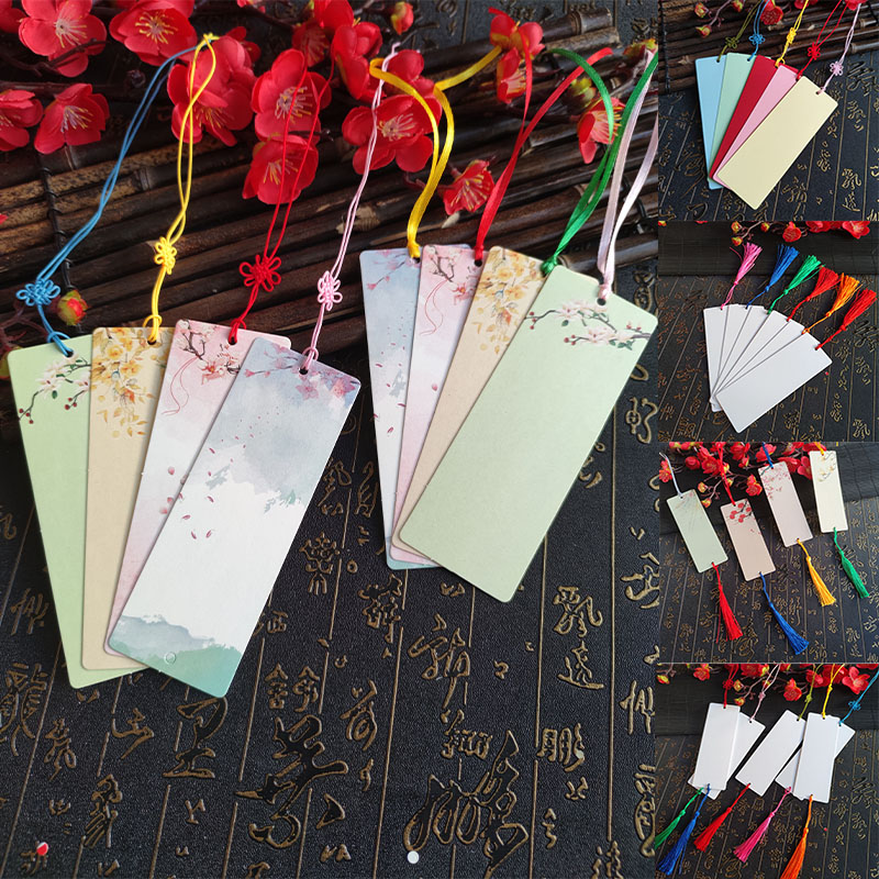 心语心愿创意手工书签古风精美小学生手工diy自制材料祝福语卡片