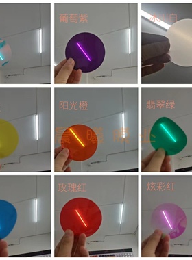 led圆形自粘改色灯膜防刺眼软膜透光彩色贴纸防灯太亮遮光灯贴纸