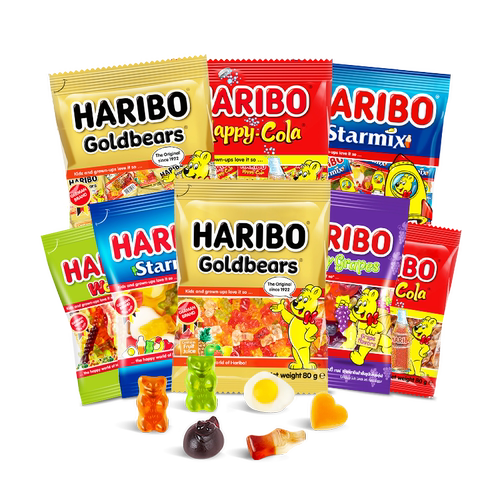 Haribo哈瑞宝小熊软糖德国水果酸糖果橡皮糖儿童零食品散装
