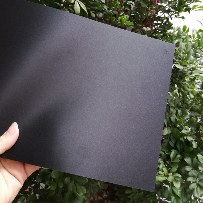 PVC塑料片哑白哑黑光黑色塑料板