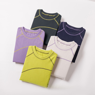 百搭保暖休闲日常打底衫 磨毛保暖圆领长袖 YB616 情侣款 秋冬新款