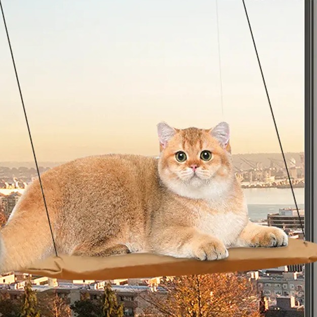 猫窝挂式宠物吊床吸盘宠物窝猫咪窗台挂式猫吊床猫床宠物用品
