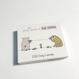 现货正版 Climo英文治愈漫画记事本 你今天真好看2026年日历Liz