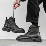 美式复古七孔高帮马丁靴男工装大黄靴B253-8918-P120，男鞋马丁靴，星座814A（原电商B253）