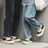 小众厚底圆头拼色休闲鞋男女德训鞋板鞋B253-YD913-P130，男鞋休闲鞋，星座814A（原电商B253）