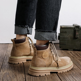 美式复古大黄靴男中帮秋冬季马丁靴潮流工装沙漠靴B253-9239-P115，男鞋马丁靴，星座814A（原电商B253）