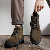 美式复古反绒皮马丁靴男高街中帮工装靴B253-9143-P120，男鞋马丁靴，星座814A（原电商B253）