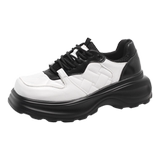 小众ins方头厚底老爹鞋男格子纹面包皮鞋B253-7312-P138，男鞋休闲鞋，星座814A（原电商B253）