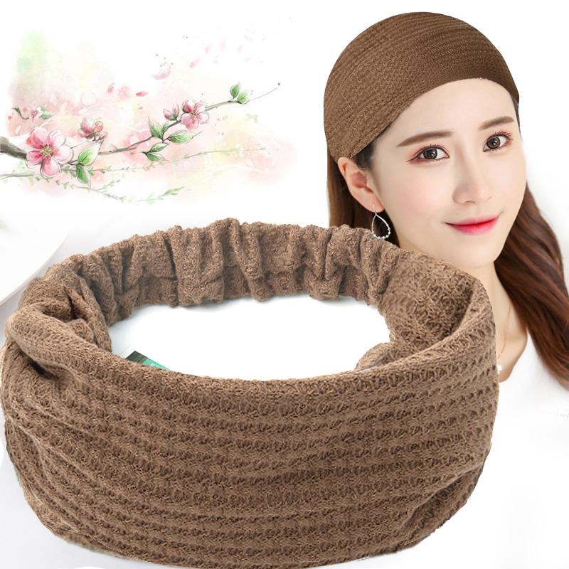 针织包头外出秋冬保暖时尚发带