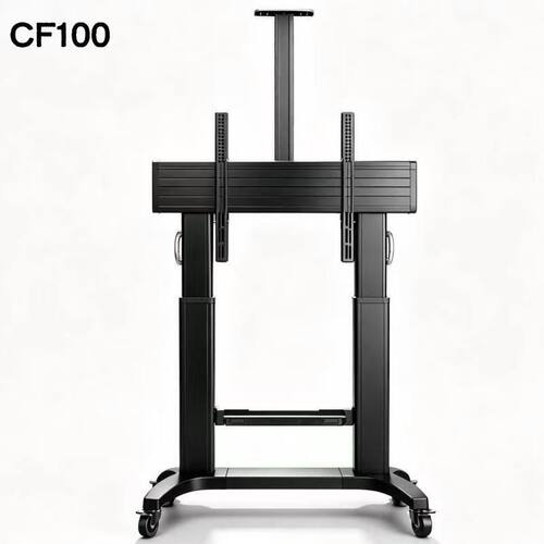 QS-CF100 电视移动推车 70-110 寸通用支架 航空铝合金加厚挂架