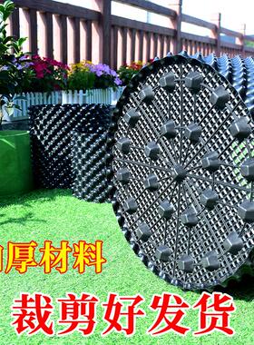 控根器家用蔬菜花卉果树育苗器阻根板黑色育苗种菜花盆塑料排水板