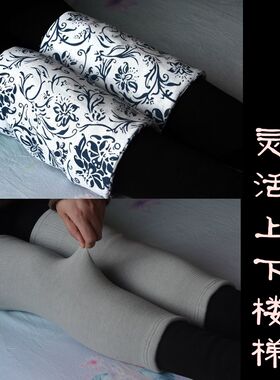 弹性艾绒护膝 自发热 老寒腿专用  养生保健护膝 均码