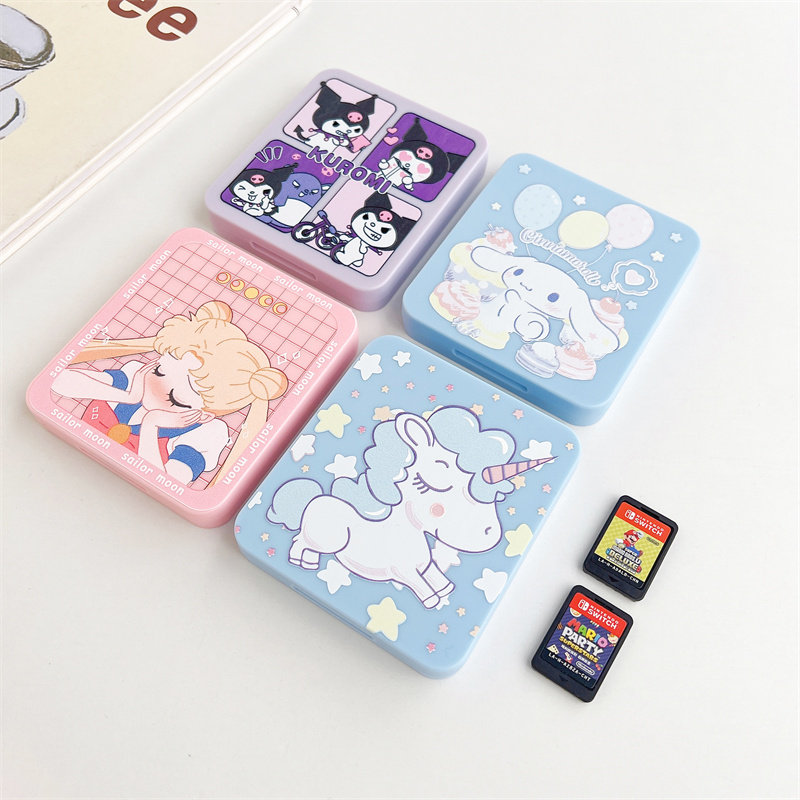 适用于switch女生款游戏机卡盒lite便携tf收纳盒壳保护卡包配件壳