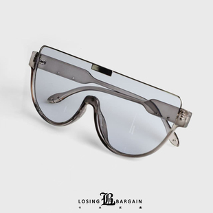 【Losing Bargain】飞行员墨镜小众设计感显脸小太阳镜遮阳镜男女