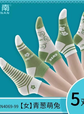 【星南】XN4069-99春夏短筒网眼透气女袜【5双装】