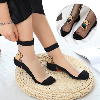 丝袜女夏季薄款中筒水晶袜