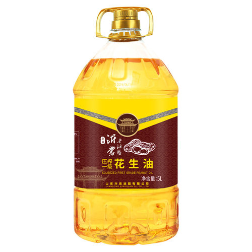花生油物理压榨山东桶装鲁泉一级
