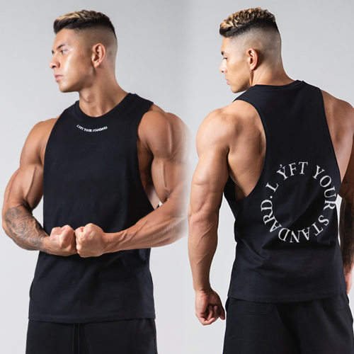 无袖训练撸铁健身男背心坎肩
