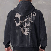 潮牌宽松重磅棉 袋鼠兜健身锻炼美式 YOUNGLA 运动卫衣男连帽长袖