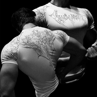 Breathedivinity 运动短袖男T恤健身衣美式潮牌速干弹力透气修身