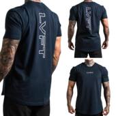 健身潮牌夏季 男T恤美式 休闲跑步肌肉训练撸铁狗兄弟 运动短袖 新款