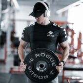 运动短袖 男t恤健身衣紧身速干透气弹力冰感肌肉训练撸铁狗兄弟潮