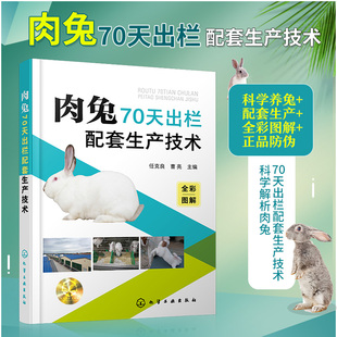 肉兔70天出栏配套生产技术 肉兔养殖书籍 养兔技术兔群繁殖技术肉兔营养与绿色配合饲料生产技术