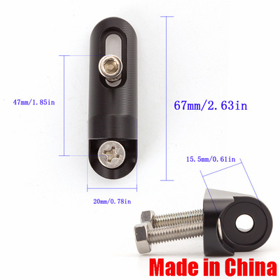 适用川崎NINJA 600 ZX6R 09年改装镜码后视镜转接码镜坐底座配件