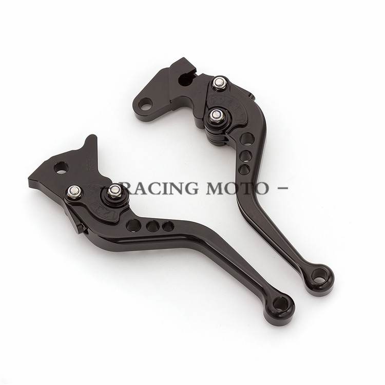 适用建设摩托车香帅重机JS500/700/900改装牛角折叠离合刹车手柄