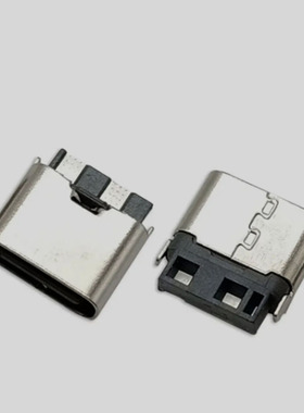 USB插座 连接器 TYPE-C母座 3.1充电母座 2P简易焊线式快充大电流