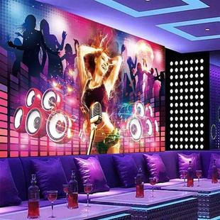 酒吧美女A夜店KTV歌舞迪厅包房包厢装饰壁画背景墙壁纸自粘墙贴纸