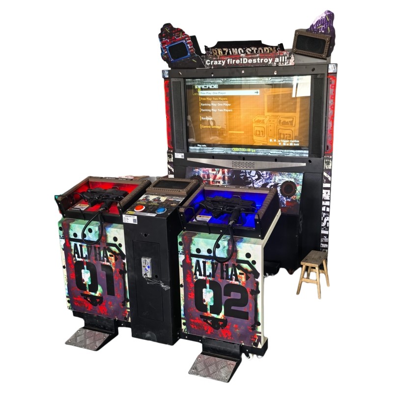 电玩游戏机枪机55寸完毁袭击动感板海盗大冒险模拟射机