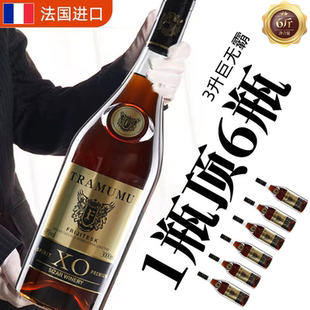 歌雅伦酒庄xo洋酒正品3升6斤大瓶洋酒法国进口40度烈酒烘焙白兰地