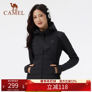 【骆驼排骨羽绒服】2025新款户外轻薄羽绒服时尚连帽保暖男女外套