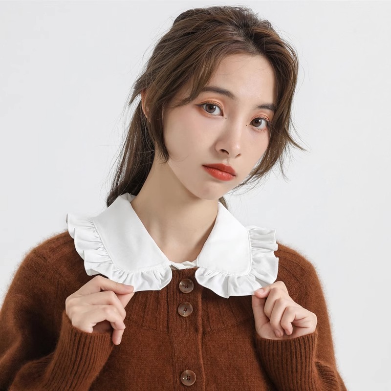花边假领子耐皱百搭娃娃领