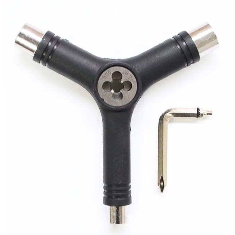 滑板Y型扳手工具可攻丝长板陆冲轮滑通用