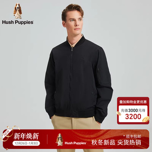 夹克秋季 暇步士男士 休闲光泽感通勤棒球领外套易打理 抗皱保型