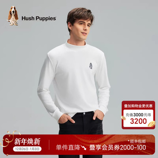 四面弹 秋季 暇步士男装 打底衫 亲肤内搭T恤 休闲半高领长袖