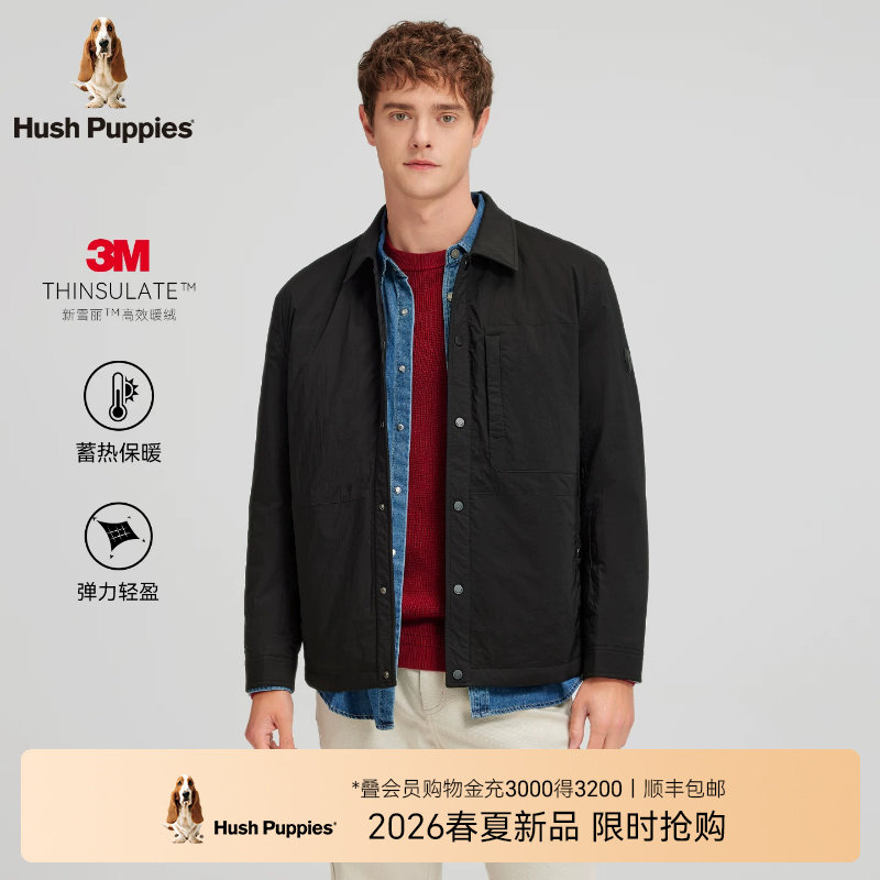 暇步士商务休闲棉服外套