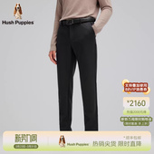 春内里加绒蓄热保暖通勤休闲长裤 暇步士男装 双层复合面料