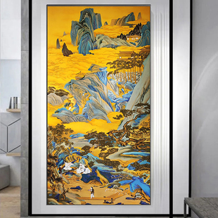 桃源仙境图十字绣2025新款绣线高端大气客厅名画风景加厚安格古绢