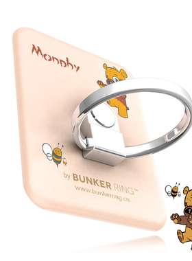 BUNKER RING手机指环扣 超薄赖人单手拿手机神器（韩国原装进口）
