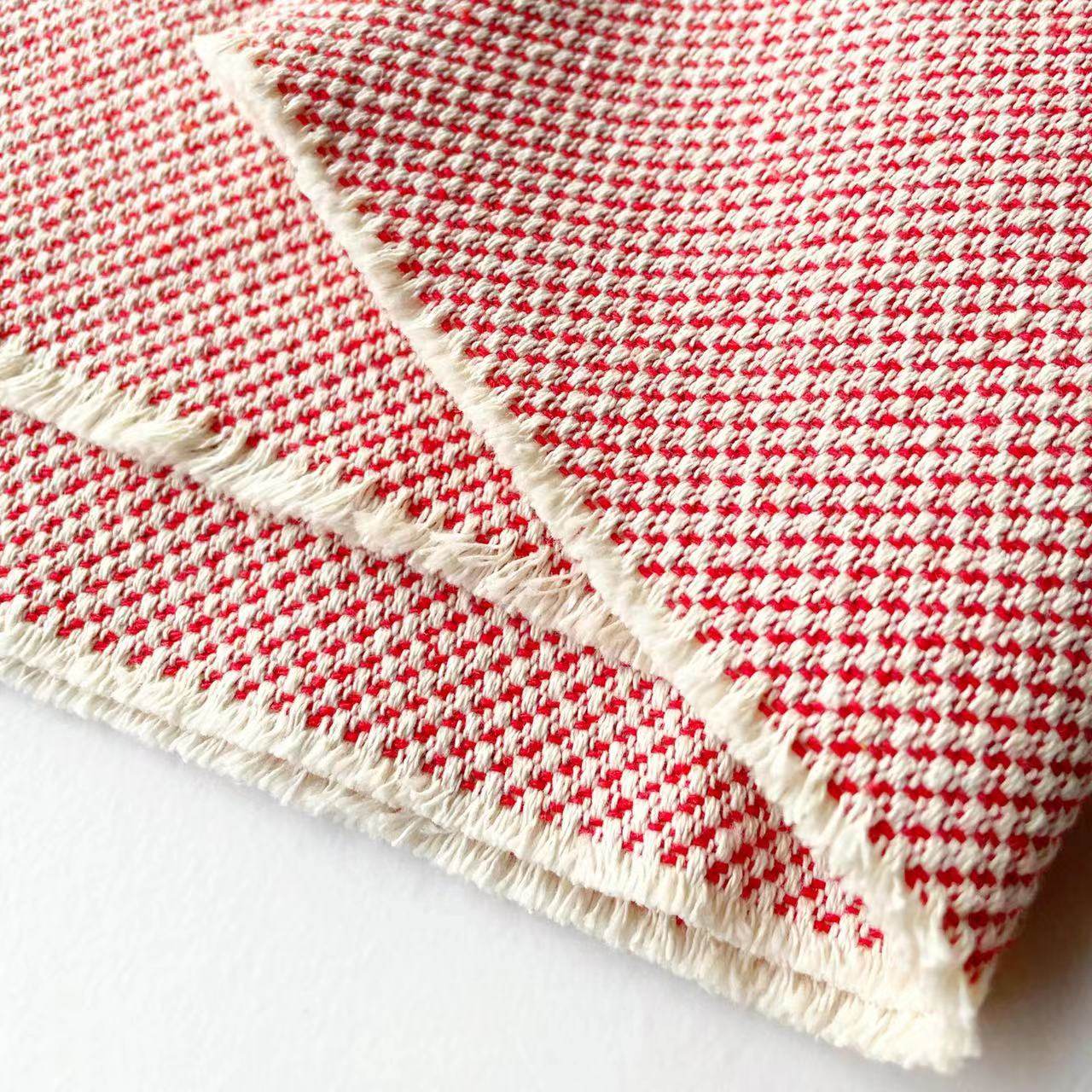 色织布桌布沙发布涤棉简约